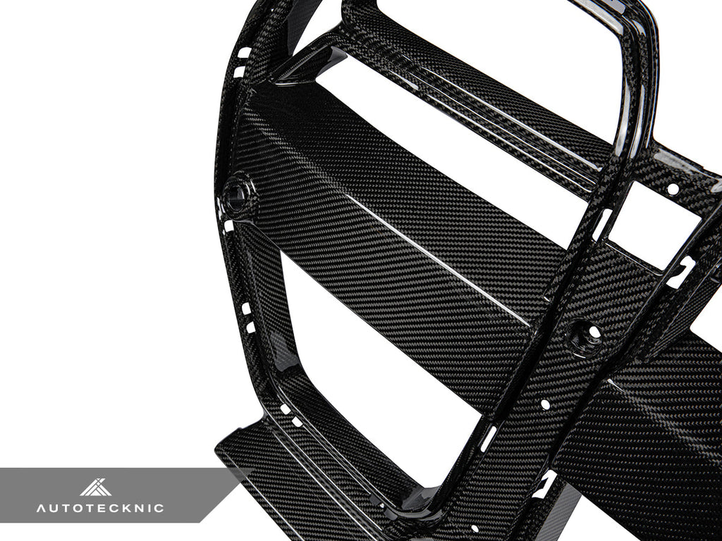 AutoTecknic Dry Carbon Competizione GT4 Front Grille - BMW G80 M3 | G82/ G83 M4