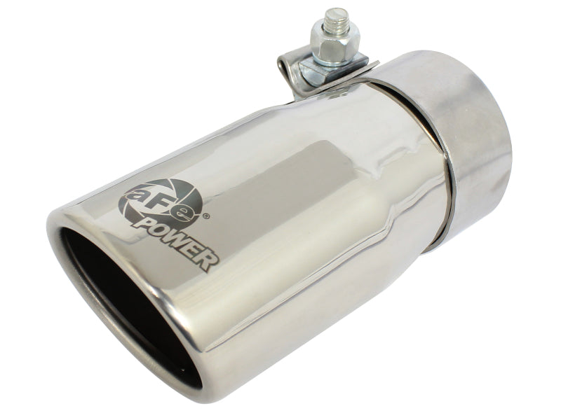 aFe Mach Force XP Exhaust Tips 2-1/2 IN Inlet x 3-1/4 IN Outlet x 6 IN L - 49T25304-P06