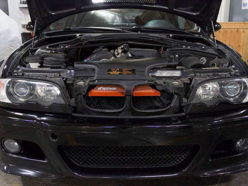 aFe MagnumFORCE Intakes Scoops AIS BMW 3-Series/ M3 (E46) 01-06 L6 - Orange - 54-10468-N