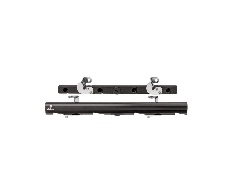 Aeromotive 04-07 GM 4.8L/5.3L Truck Fuel Rails - Black - 14189