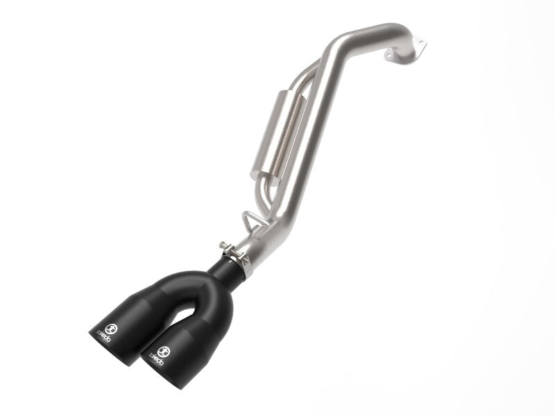 aFe Takeda 2-1/2in 304 Stainless Steel Axle-Back Exhaust w/ Black Tip Hyundai Kona 24-26 L4-1.6L (t) - 49-37046-B