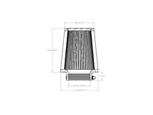 Load image into Gallery viewer, aFe POWER Universal Clamp-On Air Filter w/ D2 Dura-Dry Media - 3-1/2in F x 6in B x 4-3/4in T x 7in H - 21-35011V