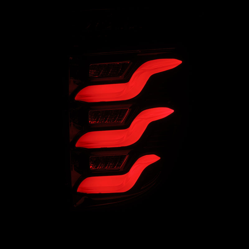 AlphaRex 11-15 Ford Explorer PRO-Series LED Tail Lights Jet Black - 660010