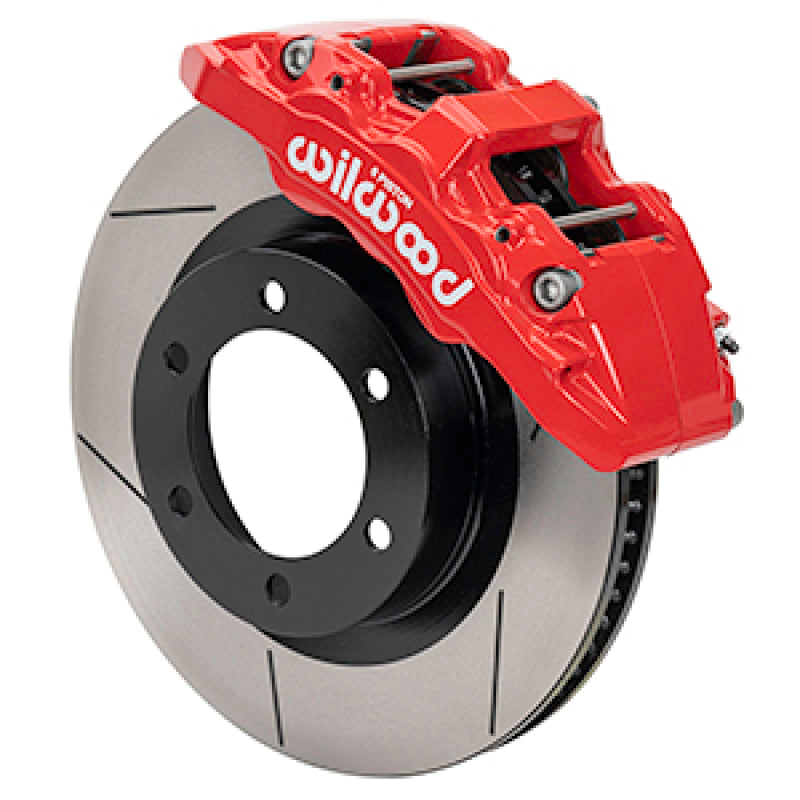 Wilwood 21-24 Ford Bronco Aerolite 6R Kit 6 x 5.50in Hub - 13.38in Slotted Rotor - Red - 140-17512-R