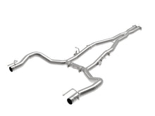 Load image into Gallery viewer, aFe MACH Force-Xp 3in 304 SS Cat-Back Exhaust 15-20 Dodge Charger Hellcat V8-6.2L/6.4L w/o Muffler - 49-32070NM