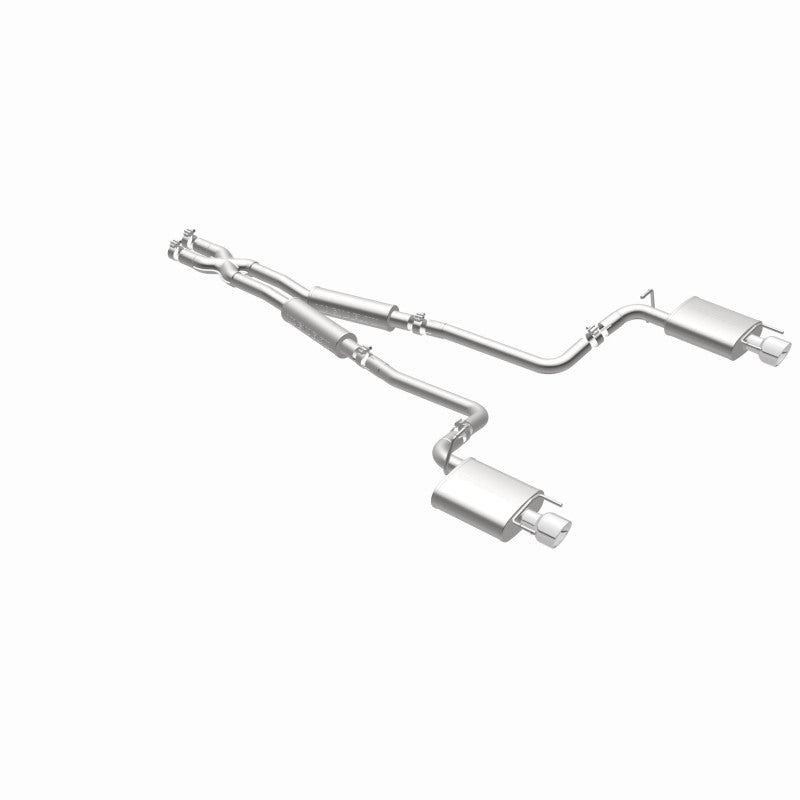 MagnaFlow 10-12 Cadillac CTS V6 3.0L (Exc AWD) Dual Split Rear Exit Stainless Cat Back Perf Exhaust - 15136