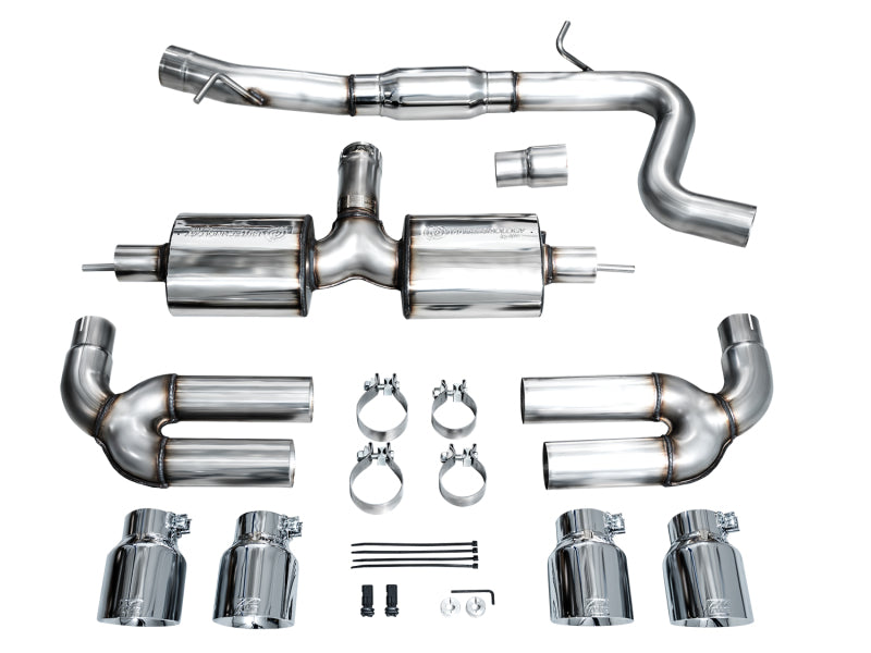 AWE Tuning 22-24 Audi 8Y S3 Touring Edition Exhaust - Chrome Silver Tips - 3015-42897