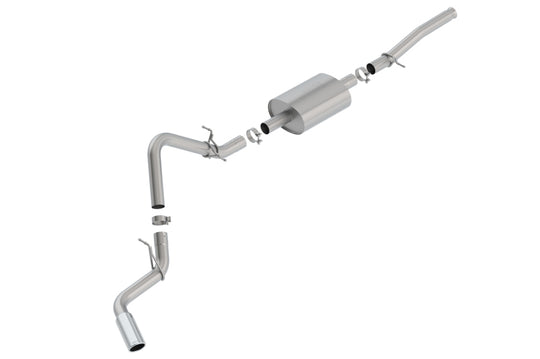 Borla 2019 Silv/Sierra C/B Exhaust S-Type 1500 5.3L V8 AT 2&4WD 2DR REG. CAB, STD. BED WB 126 - 140805