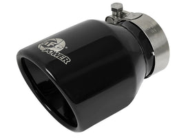 aFe MACH Force-Xp 3in to 2-1/2in Stainless Steel Axle-Back Black Exhaust - 15-17 Volkswagen GTI - 49-36417-B