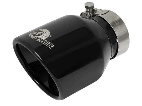 aFe MACH Force-Xp 3in to 2-1/2in Stainless Steel Axle-Back Black Exhaust - 15-17 Volkswagen GTI - 49-36417-B