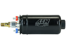 Load image into Gallery viewer, AEM 400LPH High Pressure Inline Fuel Pump - M18x1.5 Female Inlet to M12x1.5 Male Outlet - 50-1009
