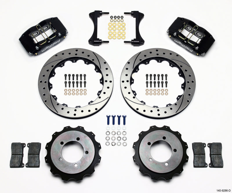 Wilwood Dynapro Radial Rear Kit 13.00in Drilled Mitsubishi EVO VIII - 140-9286-D