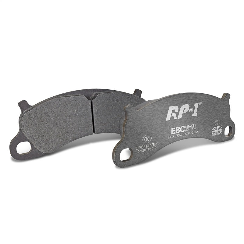 EBC Racing 10-12 Porsche 911 (991) Carrera S 3.8L (Cast Iron Rotors Only) RP-1 Race Front Brake Pads - DP82144RP1