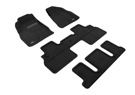 3D MAXpider 08-17 Buick Enclave With Bucket 2nd Row Elegant Black R1 R2 R3 - L1BC02304709
