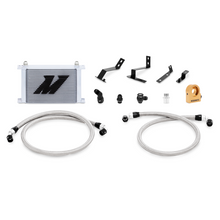 Load image into Gallery viewer, Mishimoto 2016+ Chevy Camaro Oil Cooler Kit w/ Thermostat - Silver - MMOC-CAM8-16TSL