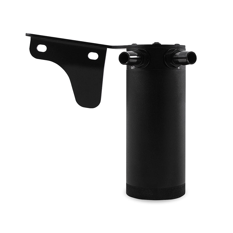 Mishimoto 07-13 Mazda Mazdaspeed3 Baffled Oil Catch Can Kit - Black (PCV Side) - MMBCC-MS3-07PBE2