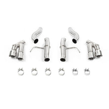 Load image into Gallery viewer, Mishimoto 2016+ Chevrolet Camaro 2.0T Quad-Tip Race Axle-Back Exhaust w/ Polished Tips - MMEXH-CAM4-16AQTRP