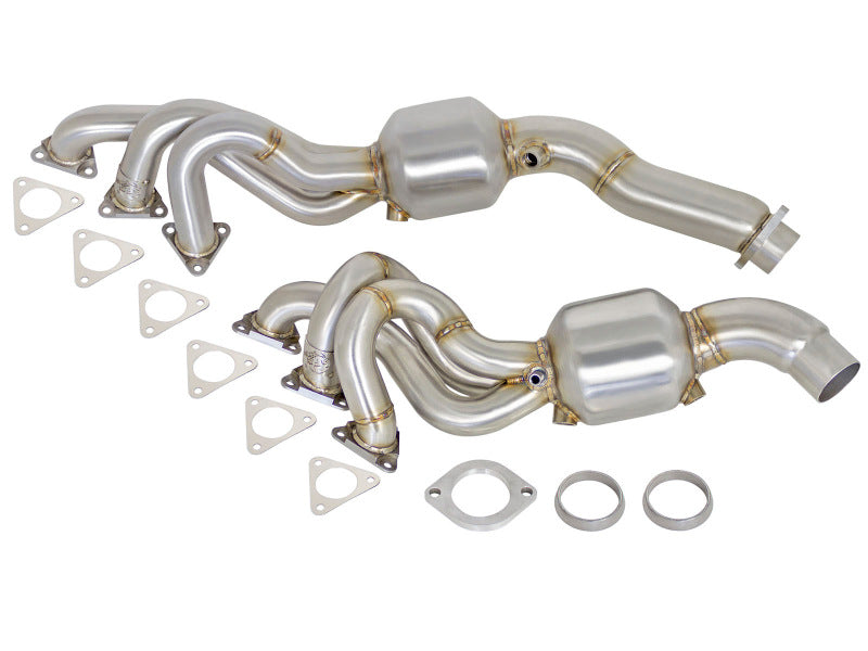 aFe Twisted Steel Headers (Catted) 01-06 BMW M3 L6-3.2L S54 - 48-36314-HC