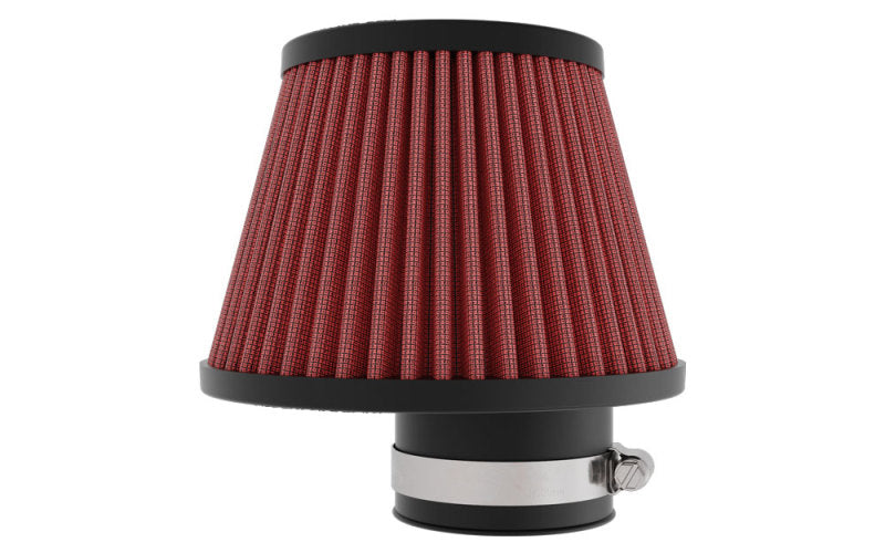 K&N Universal Clamp-on Air Filter 2in Flange ID 5-3/16in Base 3-1/2in Top 3-11/16in Height w/ Vent - RU-9920