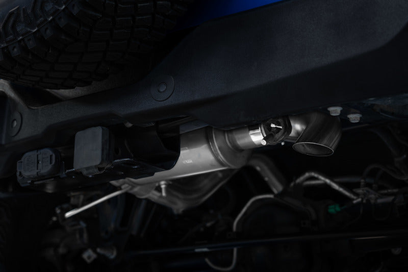 MBRP 2021-2023 Ford Bronco 2.3L/2.7L Stainless Steel 3in Cat-Back, Single High Clearance Rear Exit - S5245304