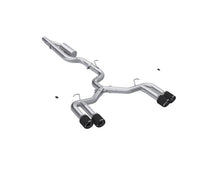 Load image into Gallery viewer, MBRP 22-24 Audi S3 2.0L Armor Pro T304 SS 3in Cat-Back Quad Split Rear Exhaust w/ Carbon Fiber Tips - S46203CF
