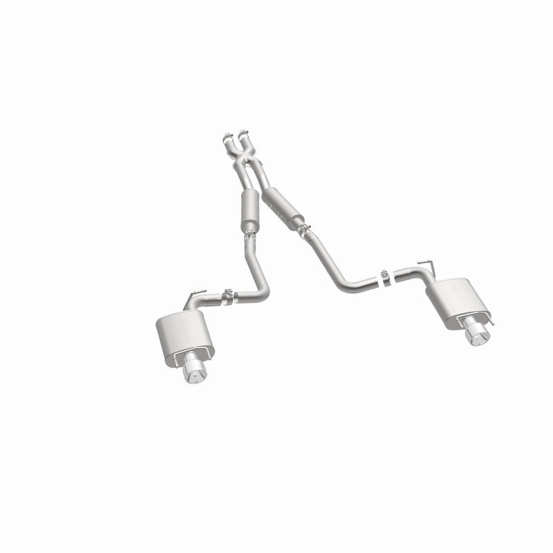 MagnaFlow 10-12 Cadillac CTS V6 3.0L (Exc AWD) Dual Split Rear Exit Stainless Cat Back Perf Exhaust - 15136
