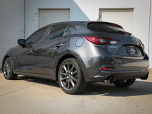 Load image into Gallery viewer, aFe Takeda 2-1/2in 304 SS Axle-Back Exhaust w/ Blue Flame Tips 14-18 Mazda 3 L4 2.0L/2.5L - 49-37014-L