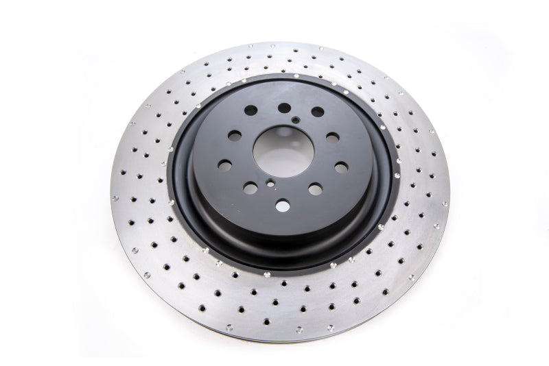 DBA 04-17 Subaru WRX STi Front Cross Drilled/Dimpled 4000 XD Series Rotor - DBA43050XD-10