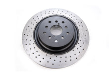 Load image into Gallery viewer, DBA 04-17 Subaru WRX STi Front Cross Drilled/Dimpled 4000 XD Series Rotor - DBA43050XD-10
