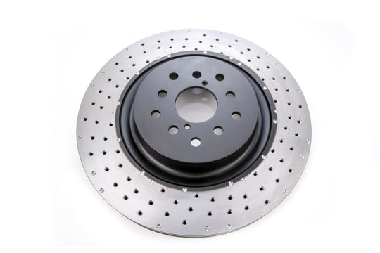 DBA 04-17 Subaru WRX STi Front Cross Drilled/Dimpled 4000 XD Series Rotor - DBA43050XD-10