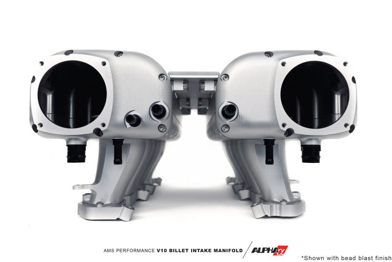 AMS Performance V10 Audi R8 / Lamborghini Huracan / Performante Billet Intake Manifold - CLR Anodize - ALP.37.08.0001-1