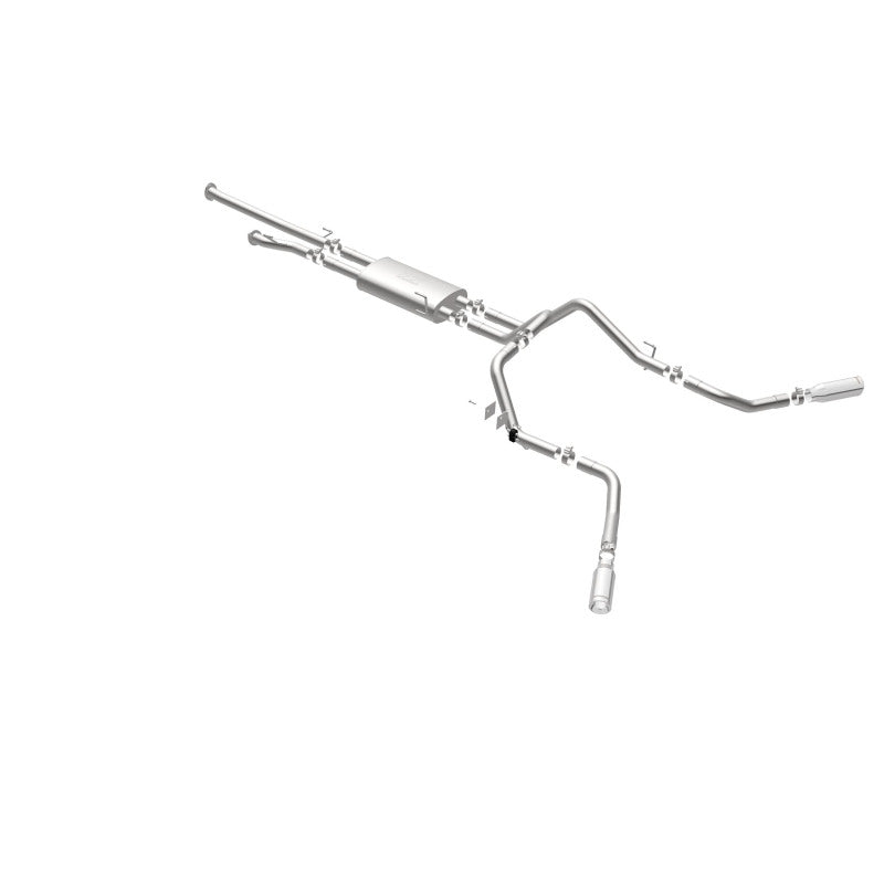 MagnaFlow Cat-Back 10-15 Toyota Tundra SC LB / CC SB 4.6L/5.7L V8 SS 2.5 Dual Split Rear 4in Tip - 19232