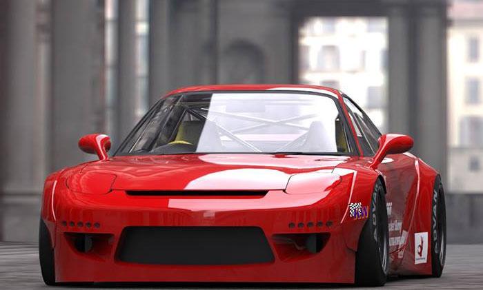 GReddy X Rocket Bunny FD3S V2 Front Over-Fenders - No Bumper Extensions (S/O 8-12 Wks No Cancel) - 17040214