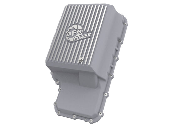 aFe 20-21 Ford Truck w/ 10R140 Transmission Pan Raw POWER Street Series w/ Machined Fins - 46-71220A
