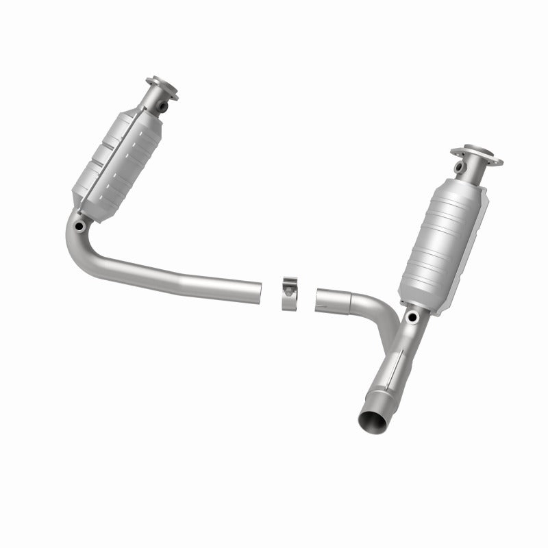 MagnaFlow Direct Fit Catalytic Conv 05-06 Dodge Dakota/2006 Mitsubishi Raider 3.7L Y-Pipe Assembly - 49462
