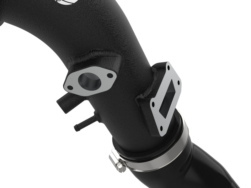 aFe 19-22 Hyundai Veloster N L4 2.0L (t) BladeRunner Aluminum Hot & Cold Charge Pipe Kit - Black - 46-20644-B