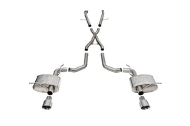 Corsa 2021-2025 Dodge Durango SRT Hellcat Cat-Back 2.75in Dual Rear Exit Xtreme 4.5in Polished Tips - 21196