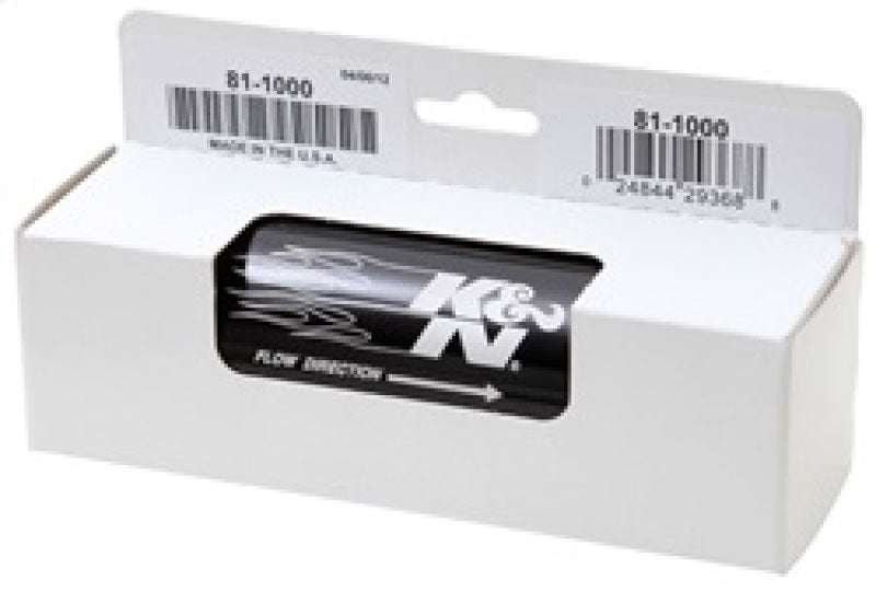 K&N 2in OD x 6in L 6AN 25 Micron In-Line Fuel/Oil Filter - 81-1000