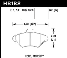 Load image into Gallery viewer, Hawk HP+ Street Brake Pads - HB182N.660
