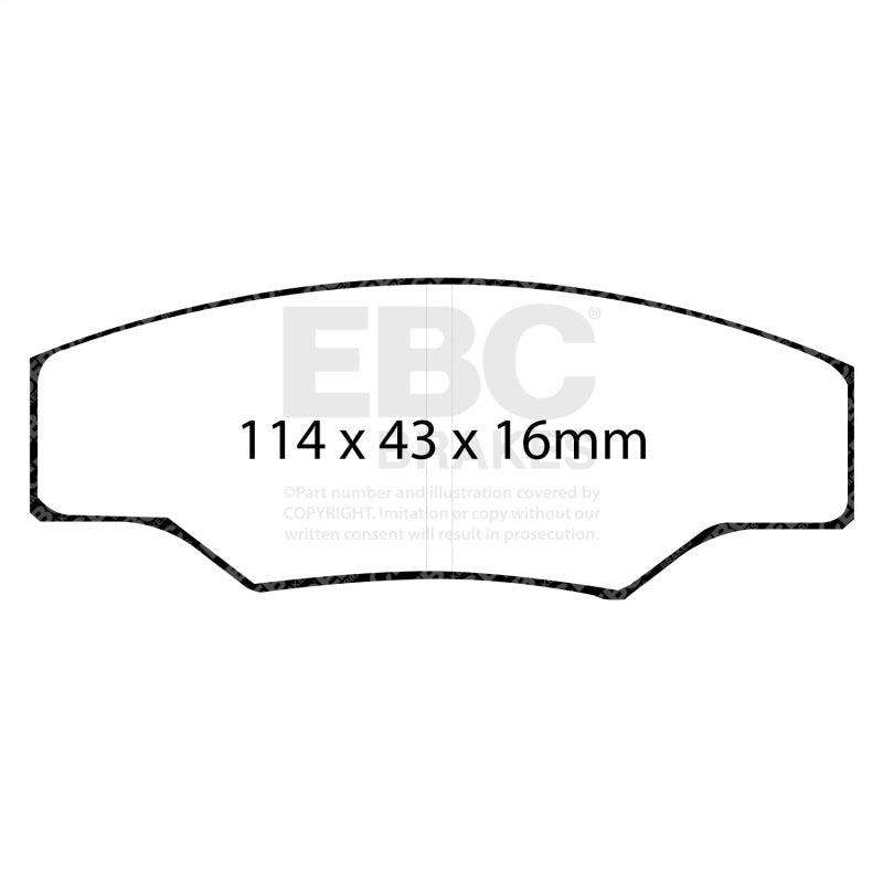 EBC Brakes Bluestuff Street and Track Day Brake Pads - DP5003NDX