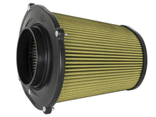 Load image into Gallery viewer, aFe Quantum Pro-Guard 7 Air Filter Inverted Top - 5in Flange x 9in Height - Oiled PG7 - 72-91129