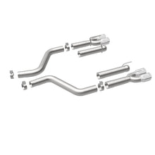 Load image into Gallery viewer, MagnaFlow Axle-Back, SS, 3in, Quad Split Rear 3.5 Tips 2015 Dodge Challenger incl SRT Hellcat - 19206