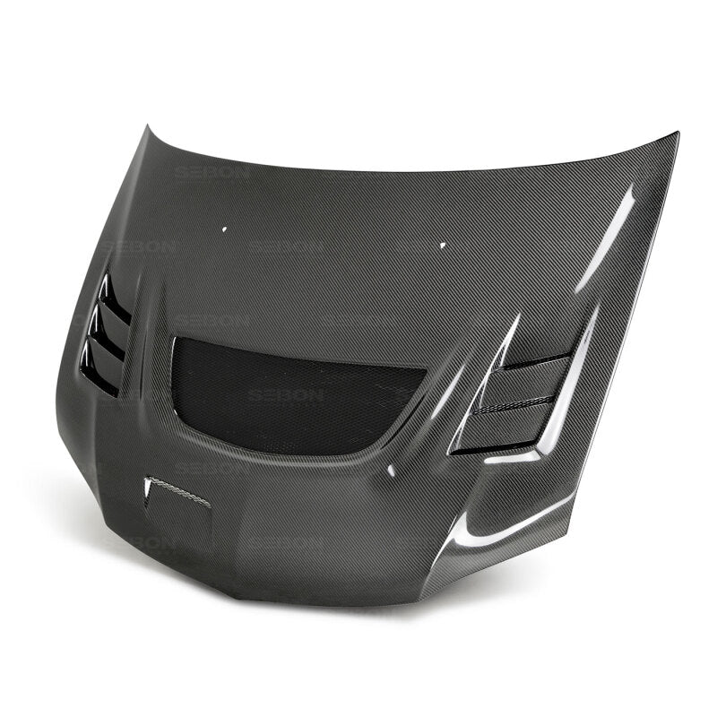 Seibon 03-07 Mitsubishi Evo 8 & 9 CW Carbon Fiber Hood - HD0305MITEVO8-CW