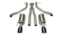 Load image into Gallery viewer, Corsa 05-06 Pontiac GTO 6L V8 2.5in Sport Cat-Back Exhaust + XPipe w/Dual Exit Single 4in BlackTips - 14189BLK