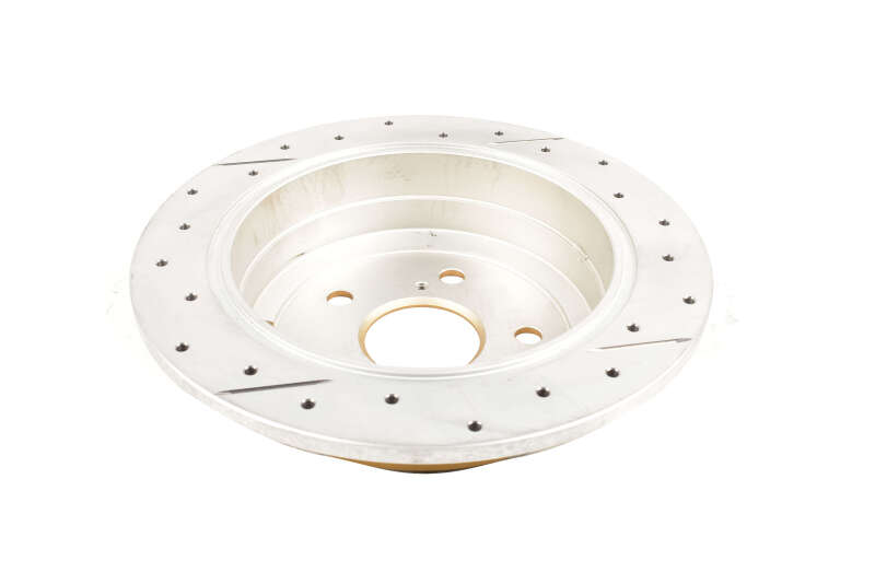 DBA 02-08 Lexus ES300 Rear Street Series Drilled & Slotted Rotor w/Gold Hat - DBA2707X