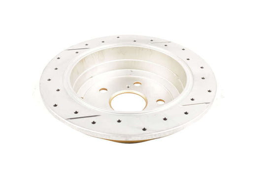 DBA 02-08 Lexus ES300 Rear Street Series Drilled & Slotted Rotor w/Gold Hat - DBA2707X