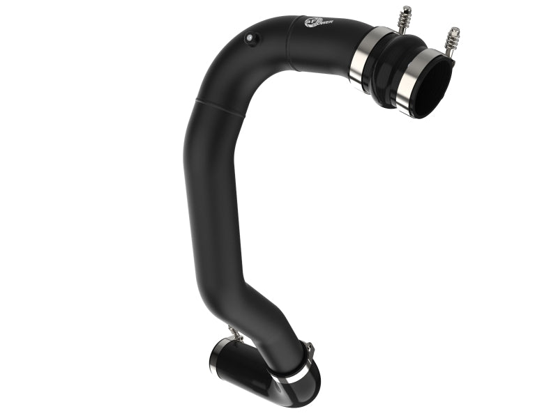 aFe 08-10 Ford Trucks V8-6.4L (td) BladeRunner 3 IN Aluminum Hot Charge Pipe - Black - 46-20079-B