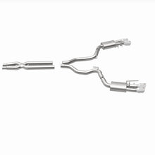 Load image into Gallery viewer, MagnaFlow SYS Cat-Back 2018 Ford Mustang GT 5.0L Competition Dual Exit Polished 4in Tips - 19368