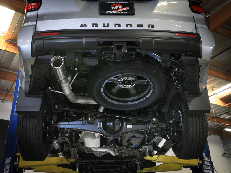 aFe 2025 Toyota 4-Runner 2.5in to 3in SS-304 Cat-Back Exhaust w/ Polished Tip - 49-36080-P