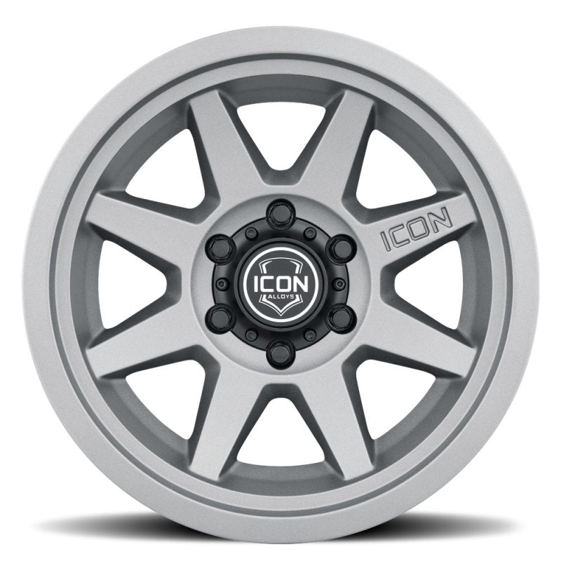 ICON Rebound 17x8.5 6x5.5 0mm Offset 4.75in BS 106.1mm Bore Charcoal Wheel - 1917858347CH